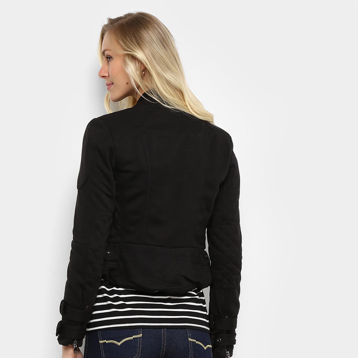 jaqueta slim feminina